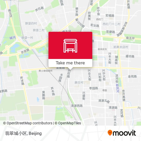翡翠城小区 map