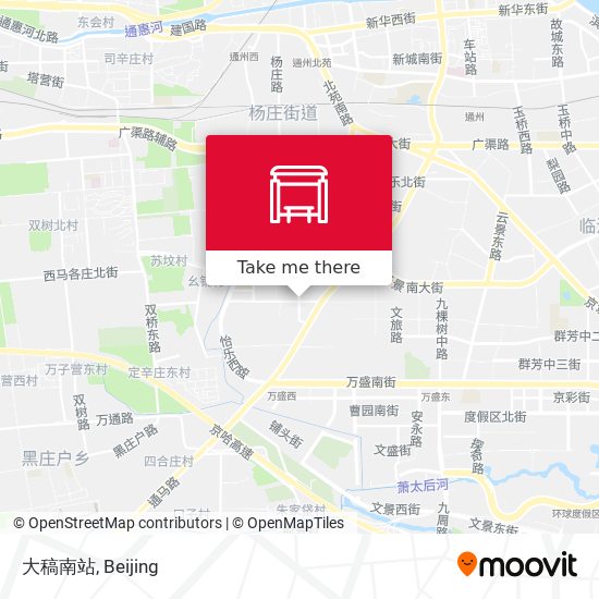 大稿南站 map