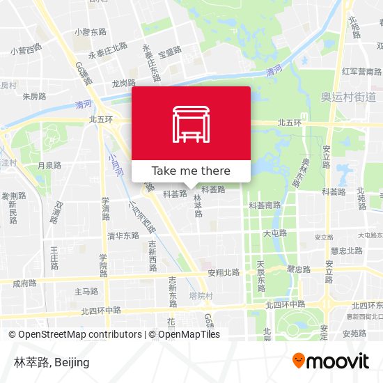 林萃路 map