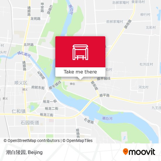 潮白陵园 map