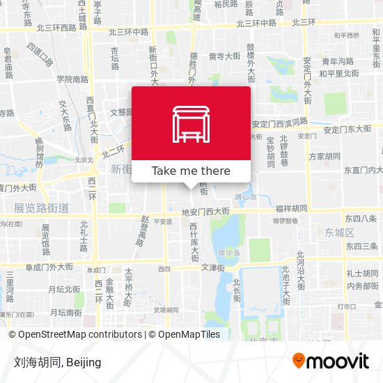 刘海胡同 map