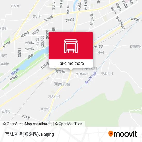 宝城客运(顺密路) map