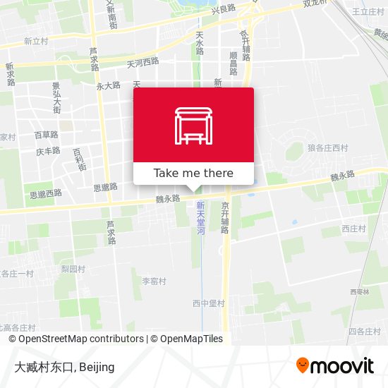 大臧村东口 map