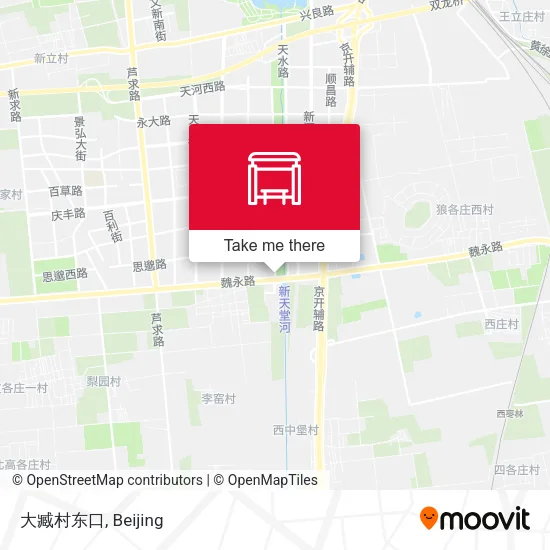 大臧村东口 map