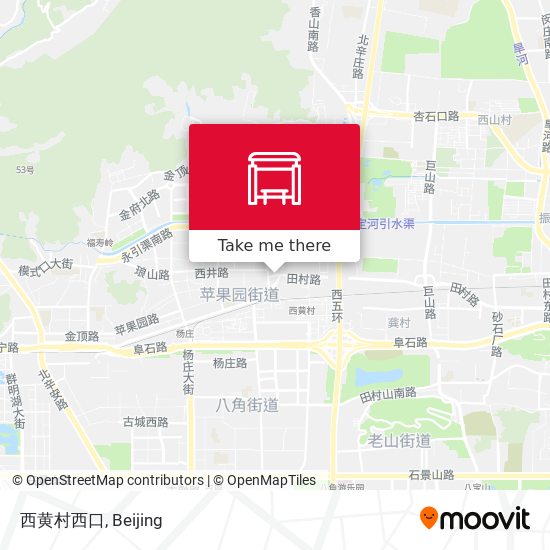 西黄村西口 map