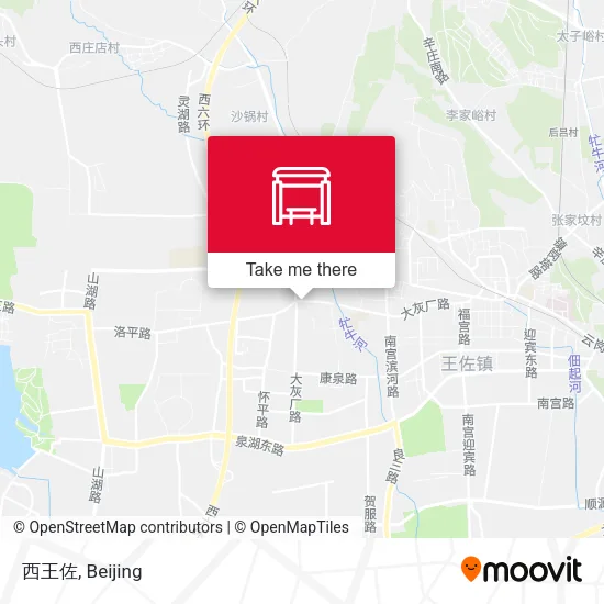 西王佐 map