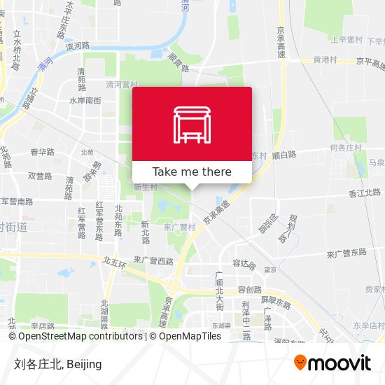 刘各庄北 map