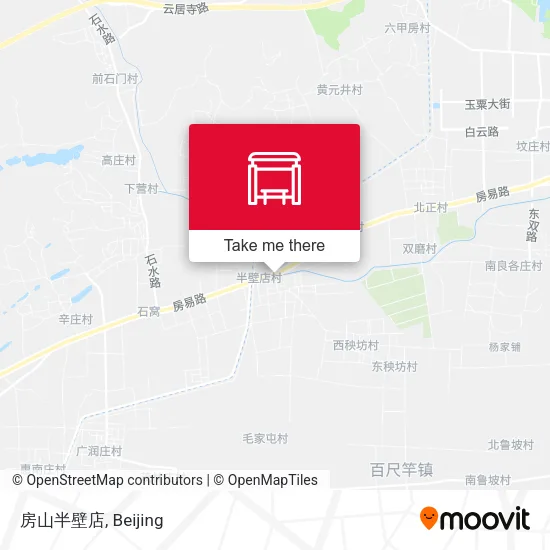 房山半壁店 map