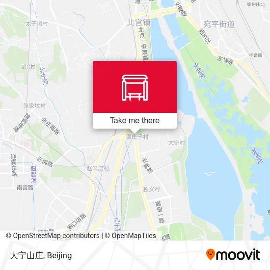 大宁山庄 map