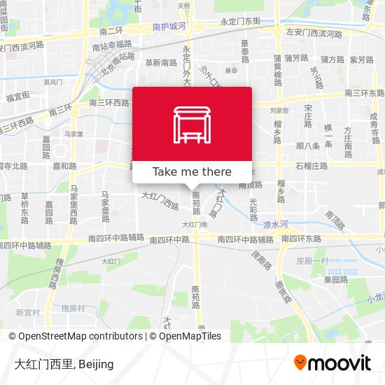 大红门西里 map