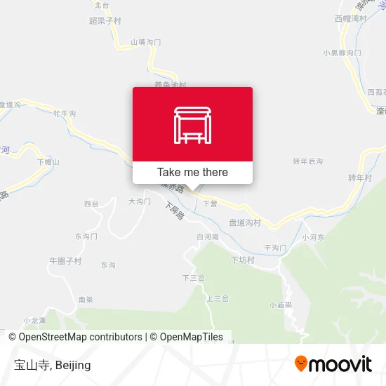 宝山寺 map