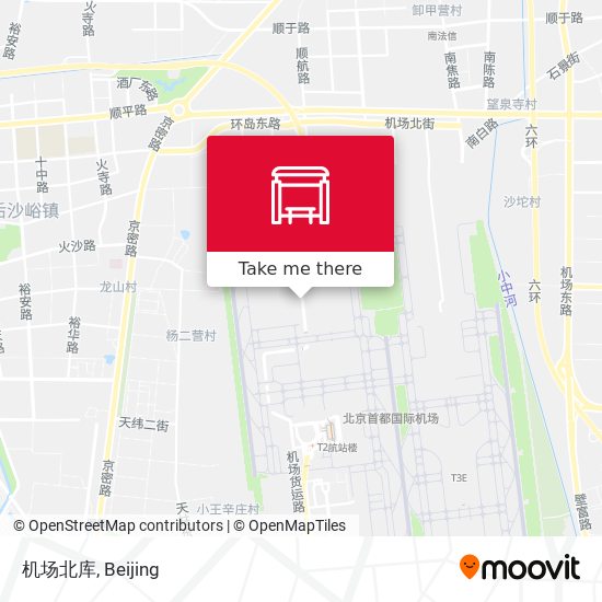 机场北库 map