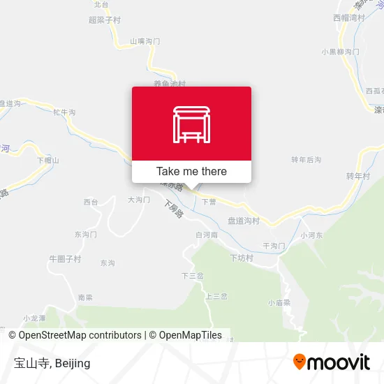 宝山寺 map