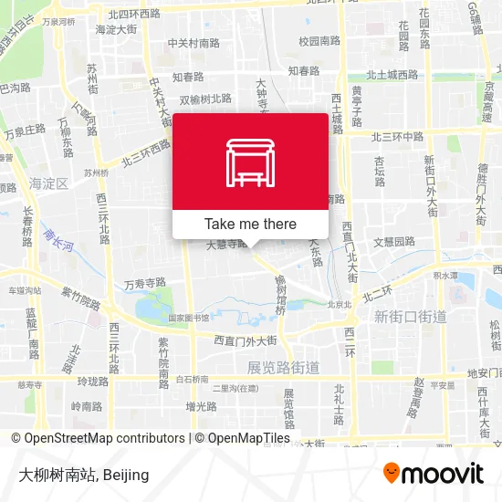 大柳树南站 map