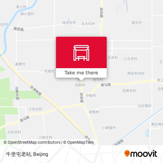 牛堡屯老站 map