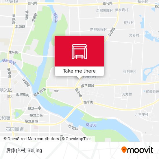 后俸伯村 map