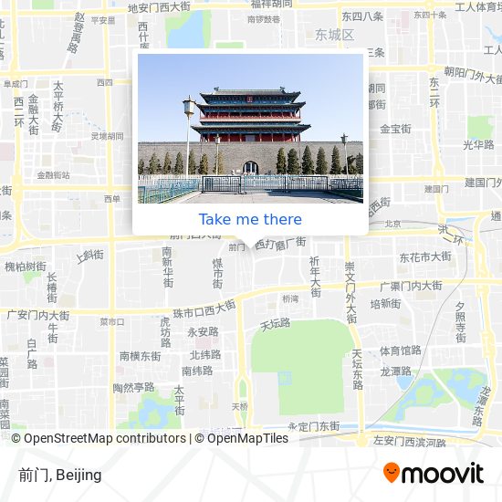 前门 map