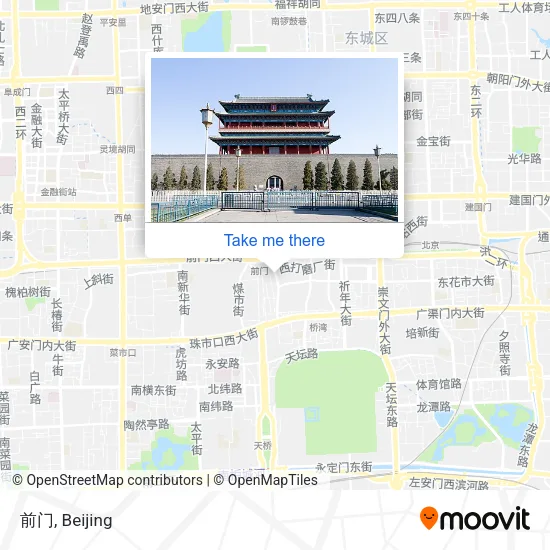前门 map