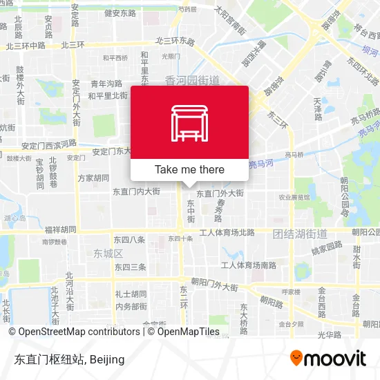 东直门枢纽站 map