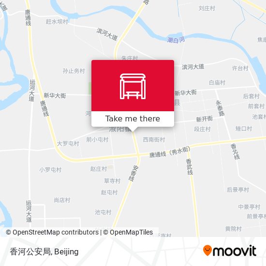 香河公安局 map