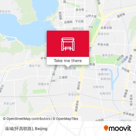庙城(怀昌联路) map