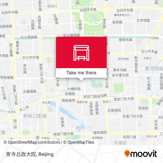 黄寺总政大院 map