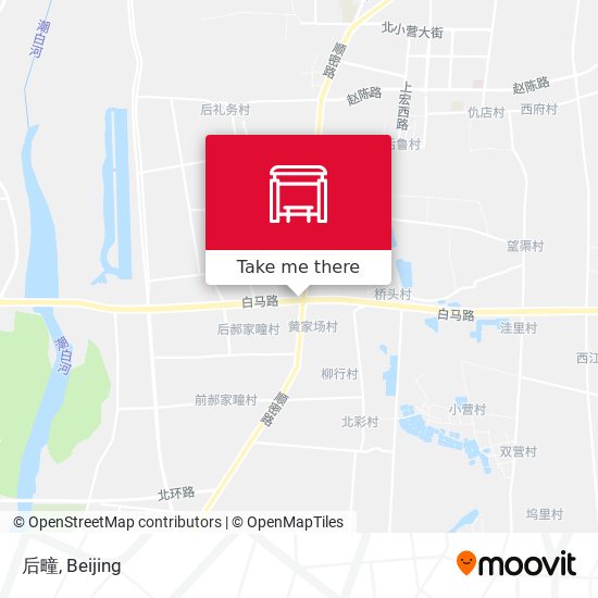 后疃 map