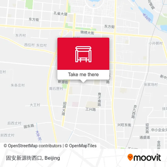 固安新源街西口 map