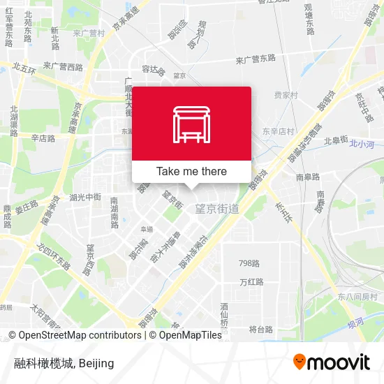 融科橄榄城 map