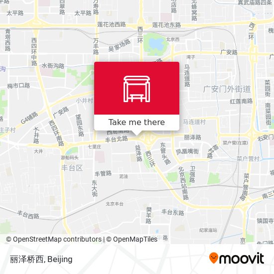 丽泽桥西 map