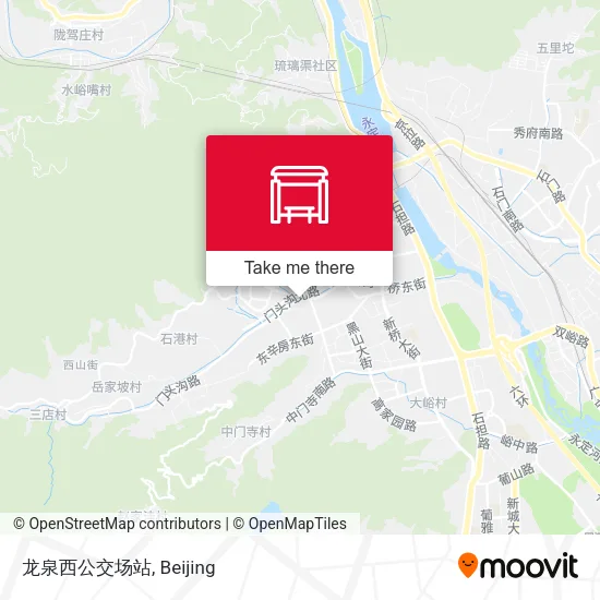 龙泉西公交场站 map