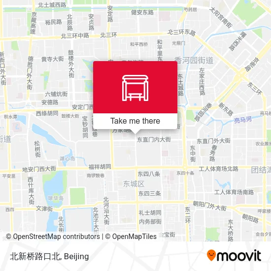 北新桥路口北 map