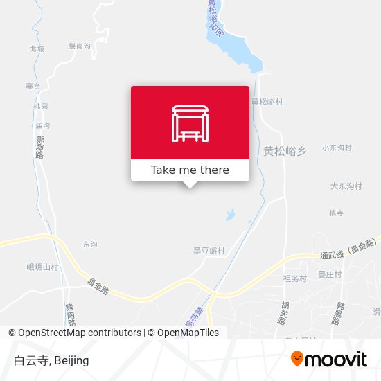 白云寺 map