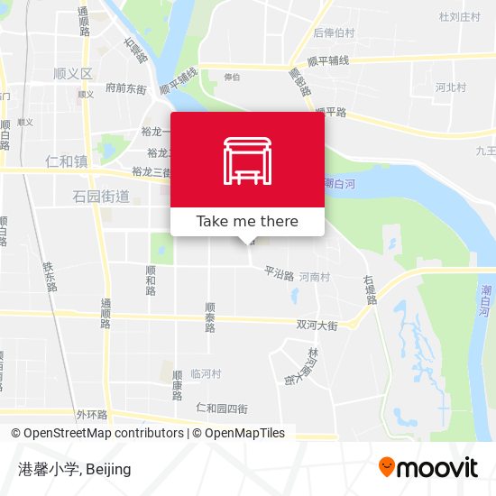 港馨小学 map