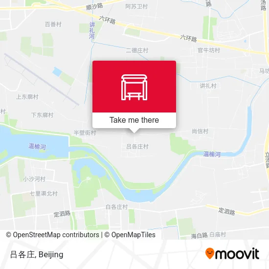 吕各庄 map
