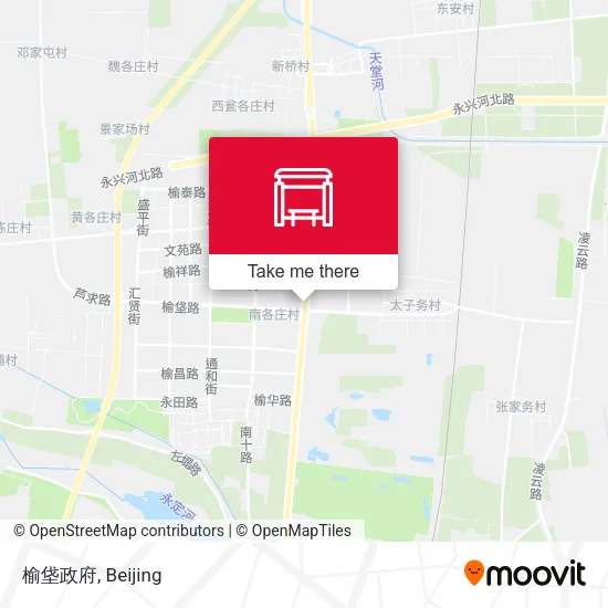 榆垡政府 map