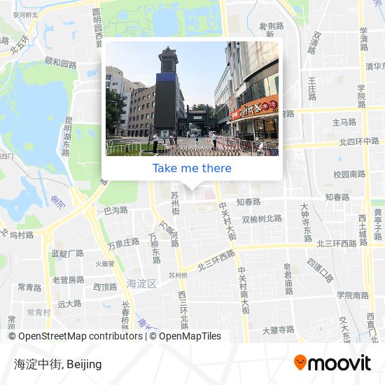 海淀中街 map