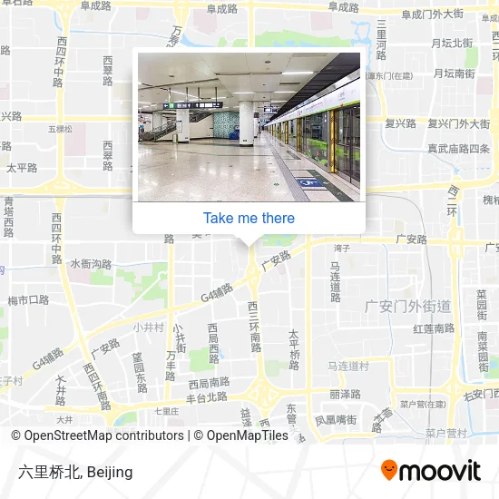 六里桥北 map