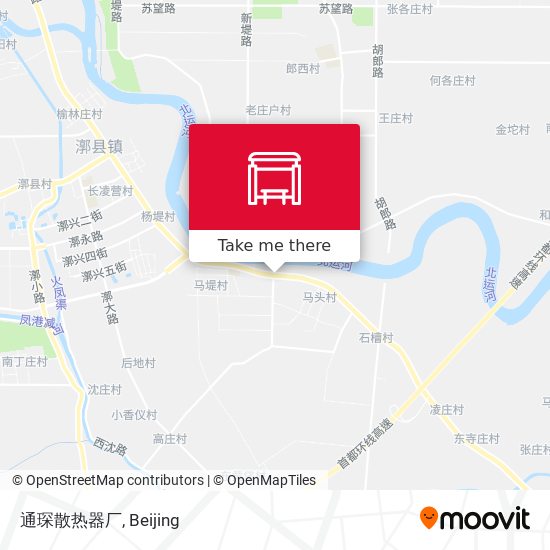 通琛散热器厂 map