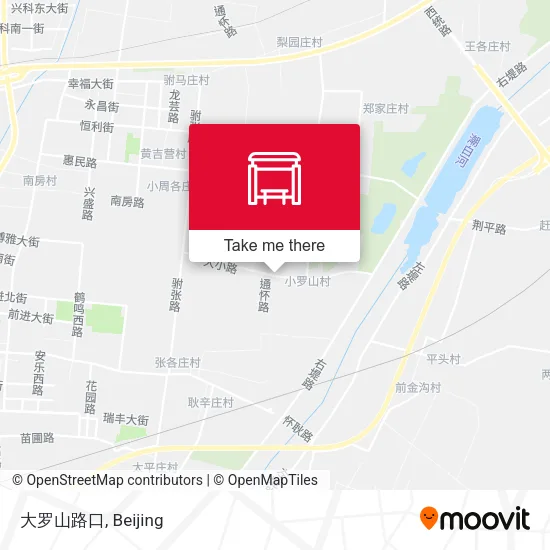 大罗山路口 map