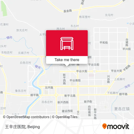 王辛庄医院 map