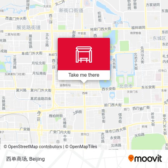 西单商场 map