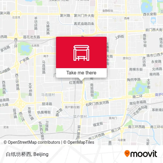 白纸坊桥西 map
