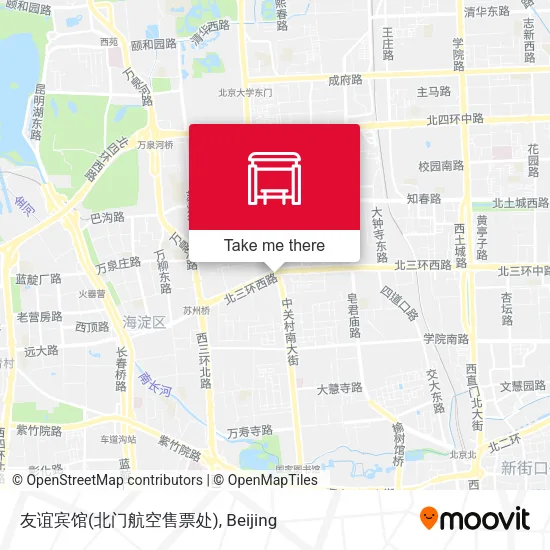 友谊宾馆(北门航空售票处) map