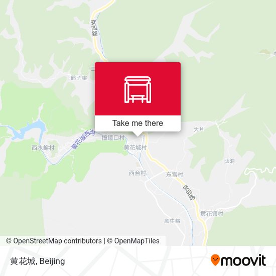 黄花城 map