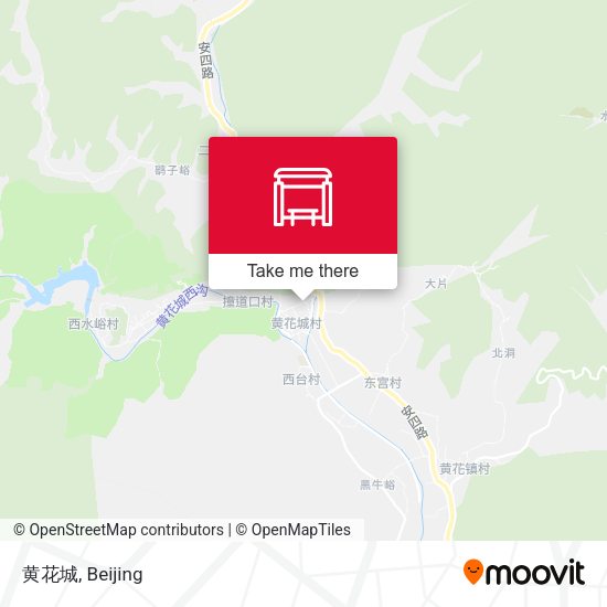 黄花城 map