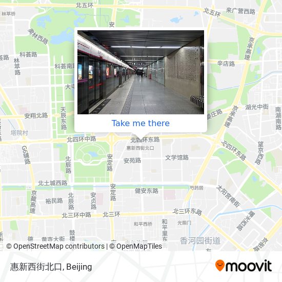 惠新西街北口 map