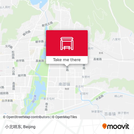 小北哨东 map