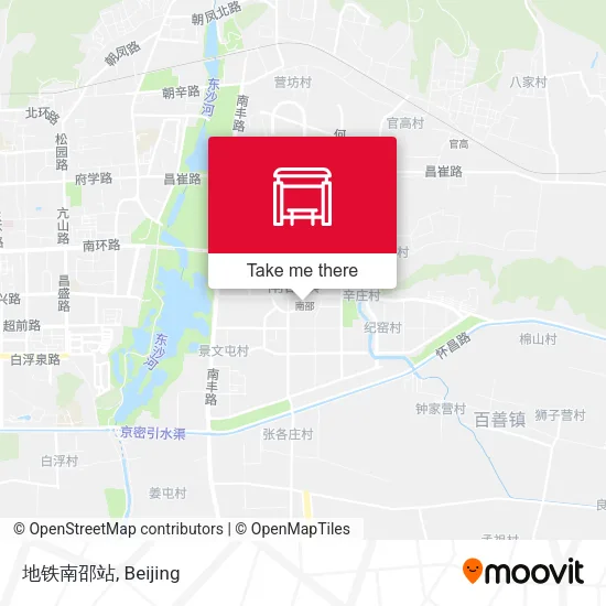 地铁南邵站 map