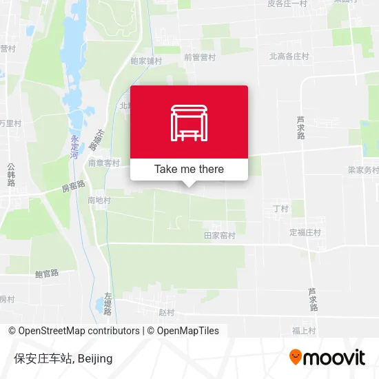 保安庄车站 map